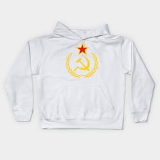 Soviet Hammer and Sickle Star Kids Hoodie